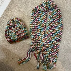 Colorful Hat and scarf